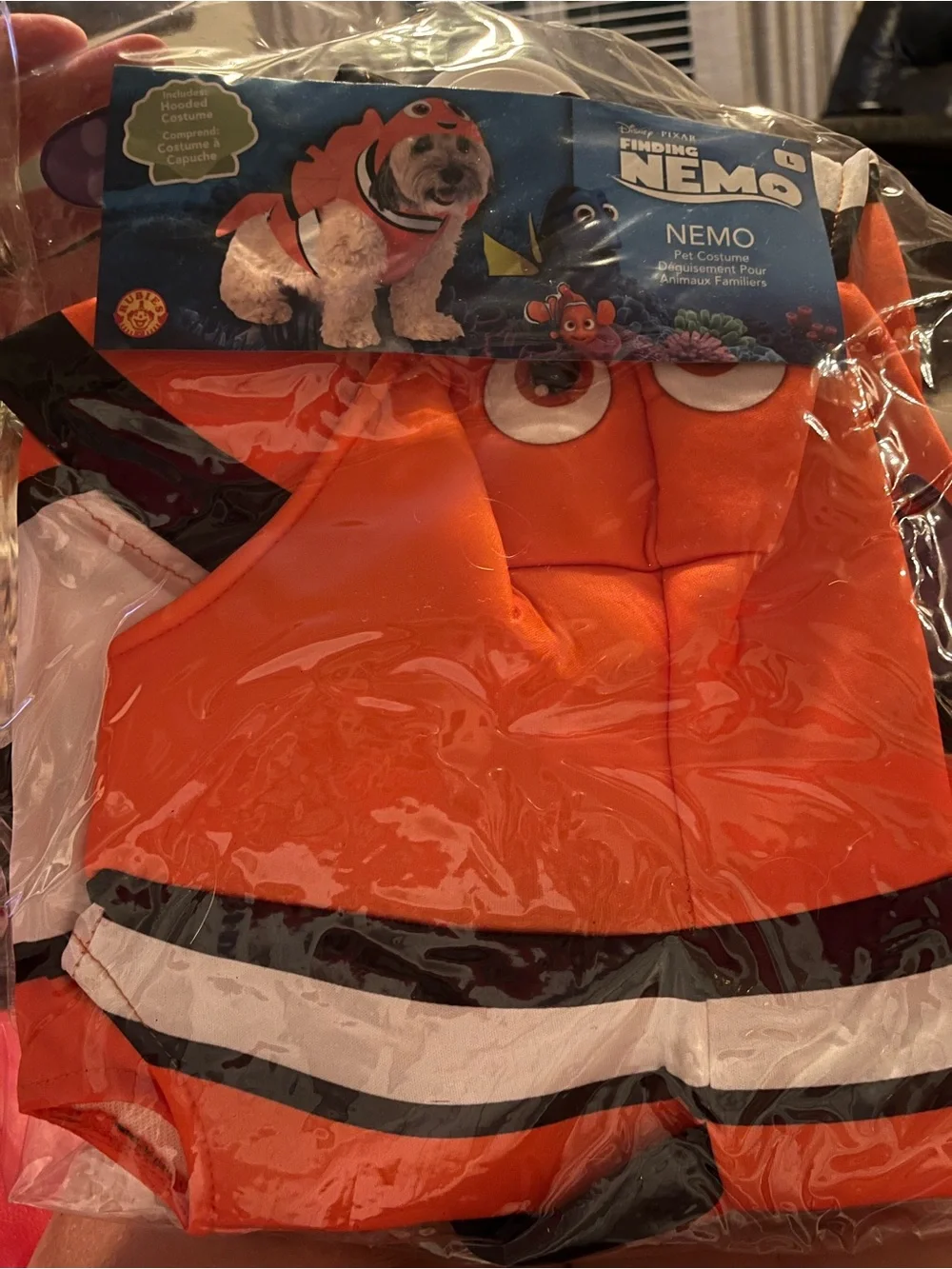 Finding Nemo Orange Clownfish dog Costume